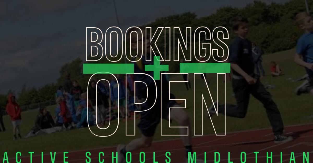 Active Schools Clubs - bookings open!