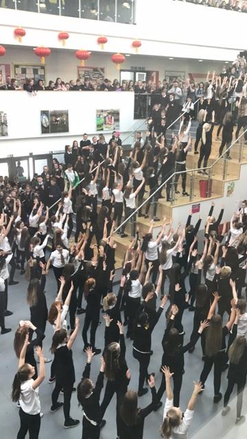 Active Girls Flash Mob